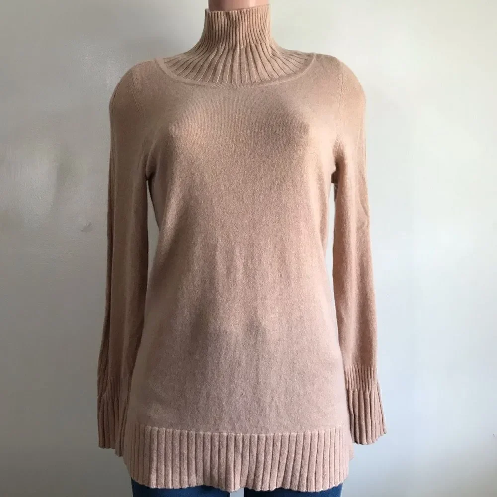 Isaac Mizrahi Live! 2-Ply Cashmere Turtleneck Sweater